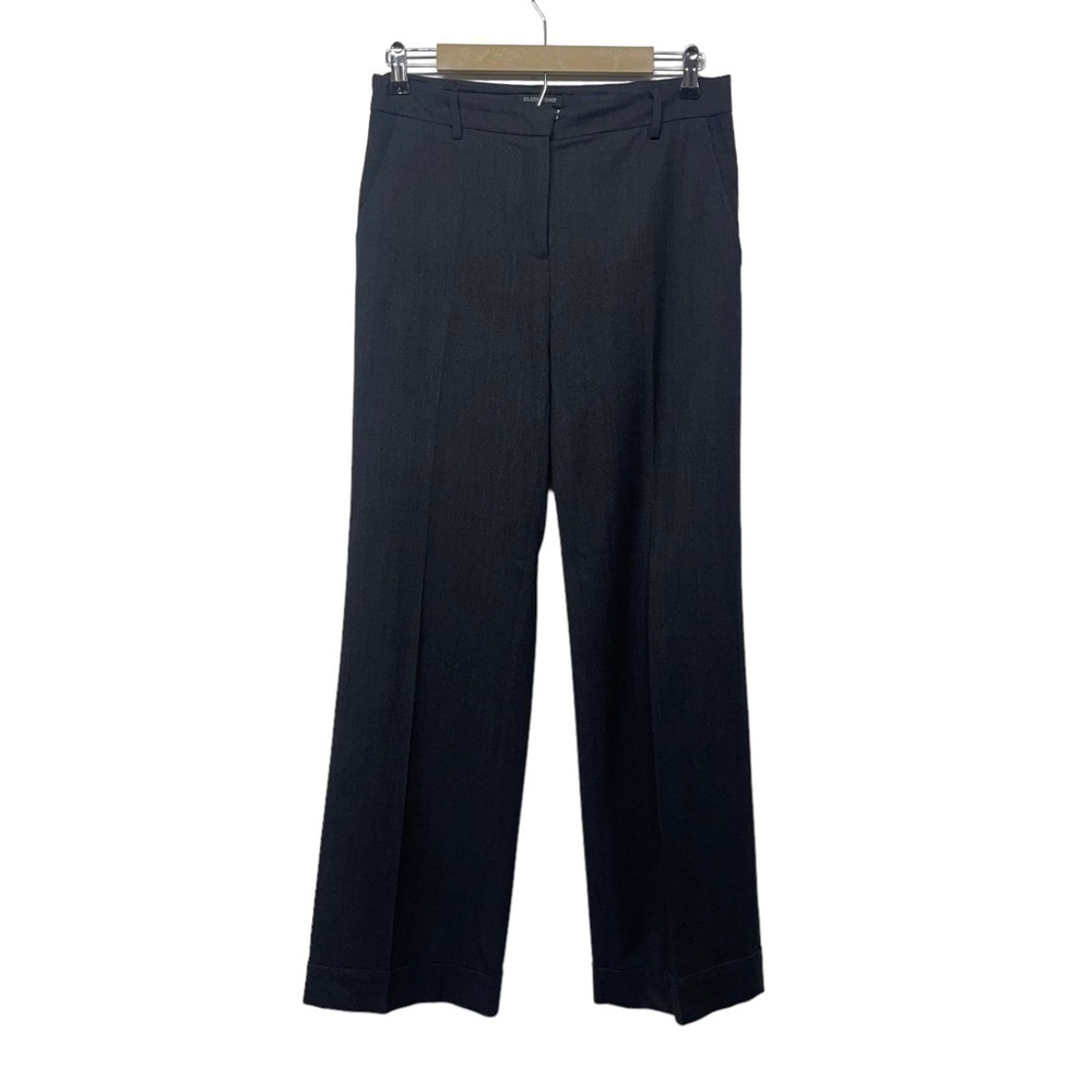 Eileen Fisher Gray Wide Leg Trousers Size 4 Minimalist Business Office Neutral